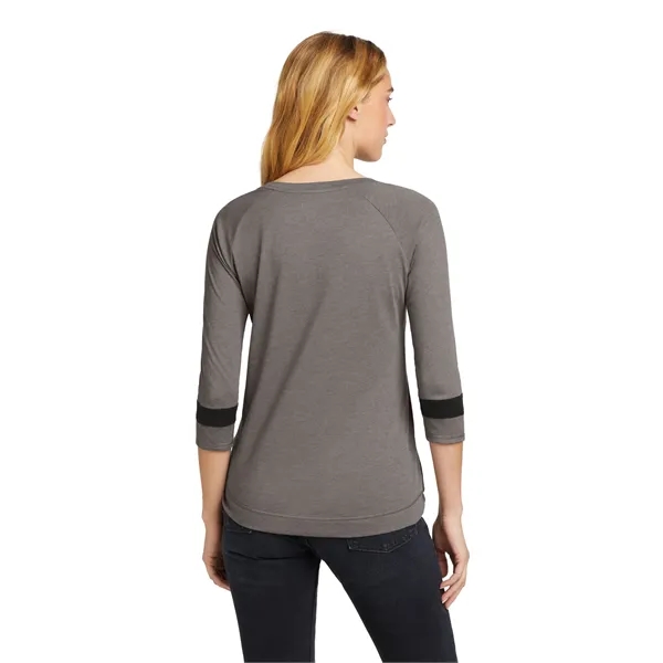 New Era Women's Tri-Blend 3/4-Sleeve Tee - New Era Women's Tri-Blend 3/4-Sleeve Tee - Image 11 of 15