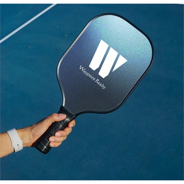 Custom Fiberglass Pickleball Paddle - Black - Custom Fiberglass Pickleball Paddle - Black - Image 2 of 5