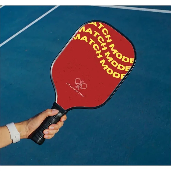 Custom Fiberglass Pickleball Paddle - Black - Custom Fiberglass Pickleball Paddle - Black - Image 4 of 5