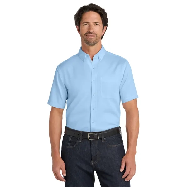 Port Authority Short Sleeve SuperPro React Twill Shirt. - Port Authority Short Sleeve SuperPro React Twill Shirt. - Image 3 of 70