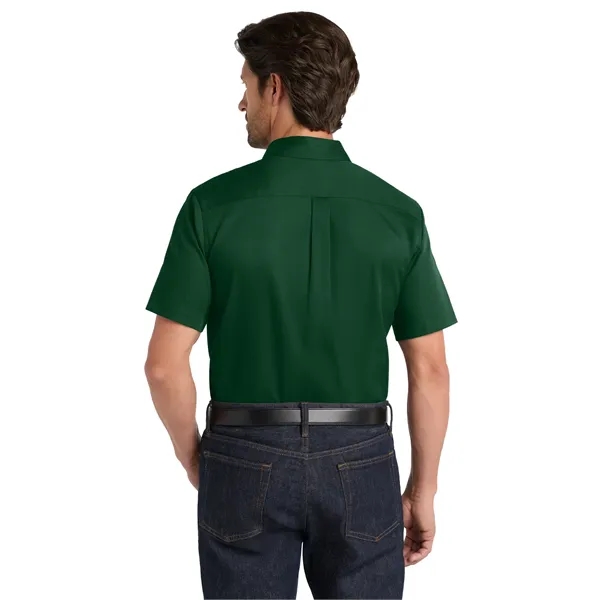 Port Authority Short Sleeve SuperPro React Twill Shirt. - Port Authority Short Sleeve SuperPro React Twill Shirt. - Image 9 of 70