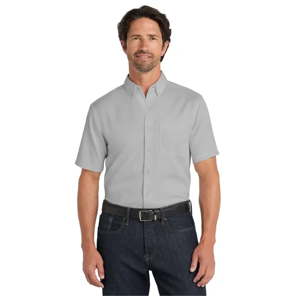 Port Authority Short Sleeve SuperPro React Twill Shirt. - Port Authority Short Sleeve SuperPro React Twill Shirt. - Image 18 of 70