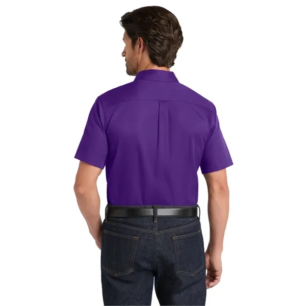 Port Authority Short Sleeve SuperPro React Twill Shirt. - Port Authority Short Sleeve SuperPro React Twill Shirt. - Image 23 of 70