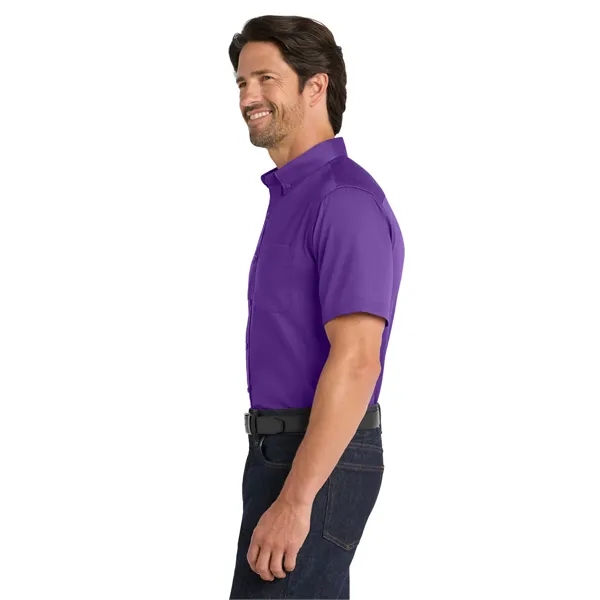 Port Authority Short Sleeve SuperPro React Twill Shirt. - Port Authority Short Sleeve SuperPro React Twill Shirt. - Image 24 of 70
