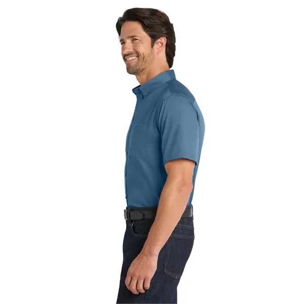 Port Authority Short Sleeve SuperPro React Twill Shirt. - Port Authority Short Sleeve SuperPro React Twill Shirt. - Image 29 of 70