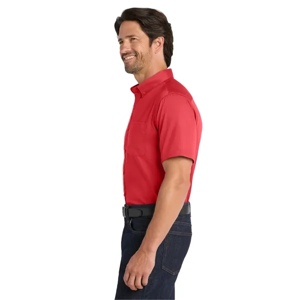 Port Authority Short Sleeve SuperPro React Twill Shirt. - Port Authority Short Sleeve SuperPro React Twill Shirt. - Image 32 of 70