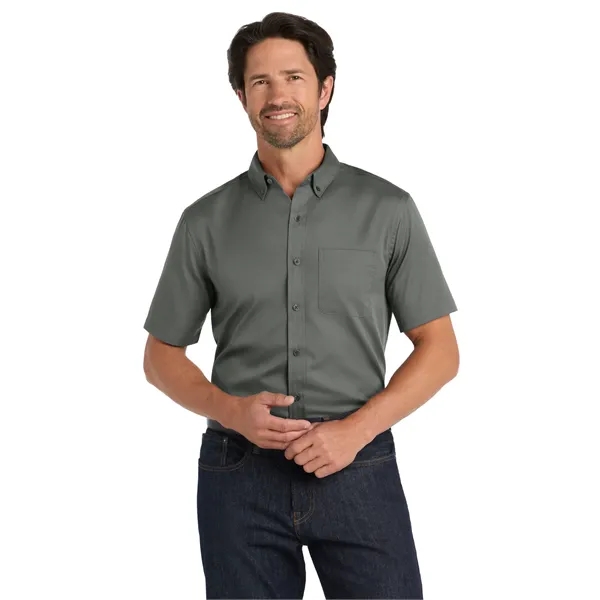 Port Authority Short Sleeve SuperPro React Twill Shirt. - Port Authority Short Sleeve SuperPro React Twill Shirt. - Image 35 of 70