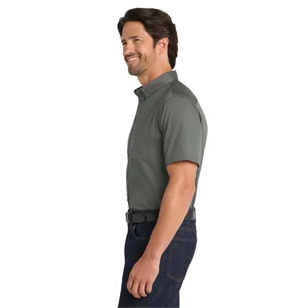 Port Authority Short Sleeve SuperPro React Twill Shirt. - Port Authority Short Sleeve SuperPro React Twill Shirt. - Image 37 of 70