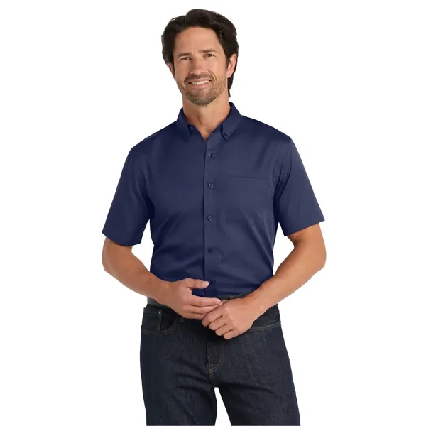 Port Authority Short Sleeve SuperPro React Twill Shirt. - Port Authority Short Sleeve SuperPro React Twill Shirt. - Image 40 of 70