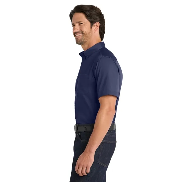 Port Authority Short Sleeve SuperPro React Twill Shirt. - Port Authority Short Sleeve SuperPro React Twill Shirt. - Image 43 of 70
