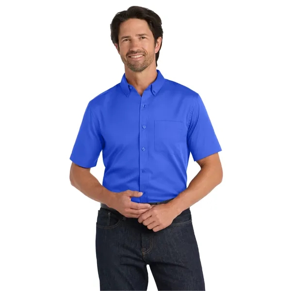 Port Authority Short Sleeve SuperPro React Twill Shirt. - Port Authority Short Sleeve SuperPro React Twill Shirt. - Image 45 of 70