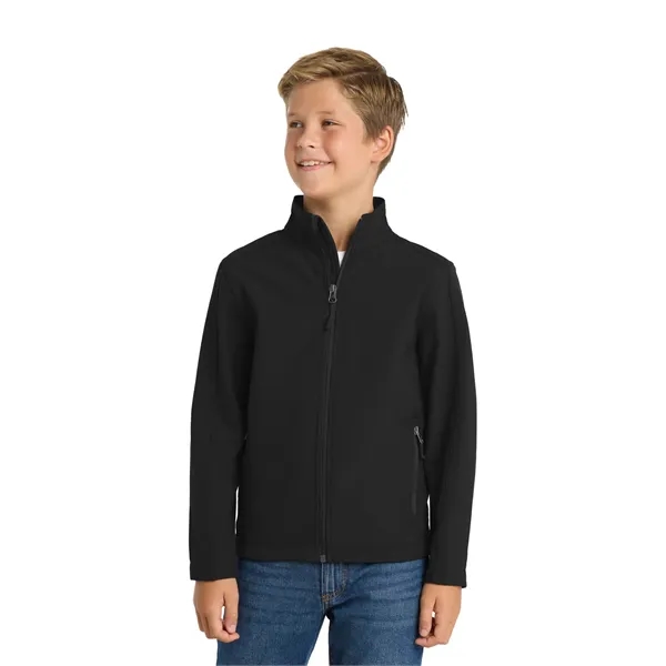 Port Authority Youth Core Soft Shell Jacket. - Port Authority Youth Core Soft Shell Jacket. - Image 4 of 12