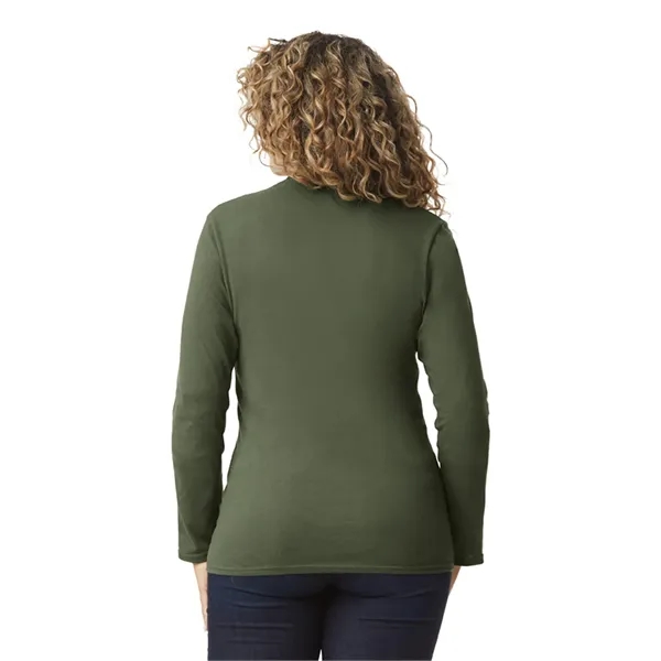 Gildan Softstyle Long Sleeve T-Shirt. - Gildan Softstyle Long Sleeve T-Shirt. - Image 35 of 36