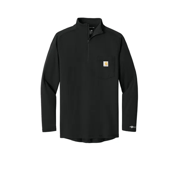 Carhartt Force 1/4-Zip Long Sleeve T-Shirt - Carhartt Force 1/4-Zip Long Sleeve T-Shirt - Image 3 of 19