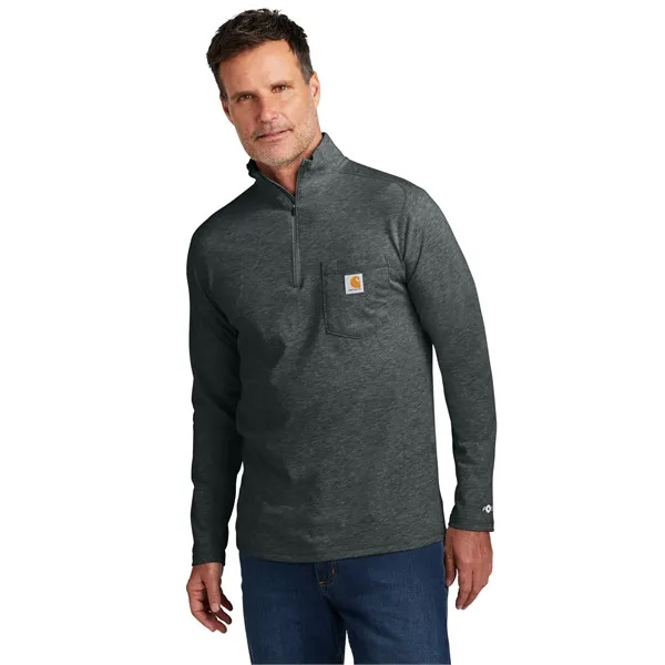 Carhartt Force 1/4-Zip Long Sleeve T-Shirt - Carhartt Force 1/4-Zip Long Sleeve T-Shirt - Image 4 of 19