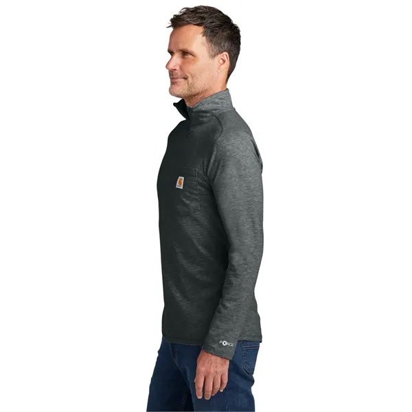 Carhartt Force 1/4-Zip Long Sleeve T-Shirt - Carhartt Force 1/4-Zip Long Sleeve T-Shirt - Image 5 of 19