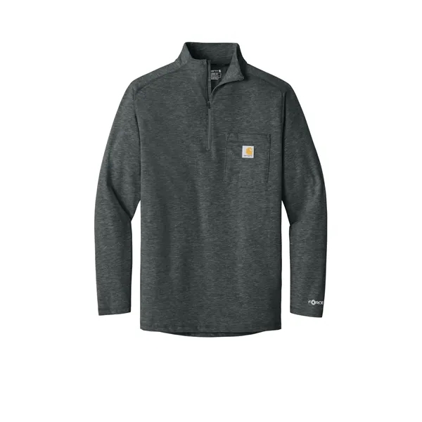 Carhartt Force 1/4-Zip Long Sleeve T-Shirt - Carhartt Force 1/4-Zip Long Sleeve T-Shirt - Image 6 of 19