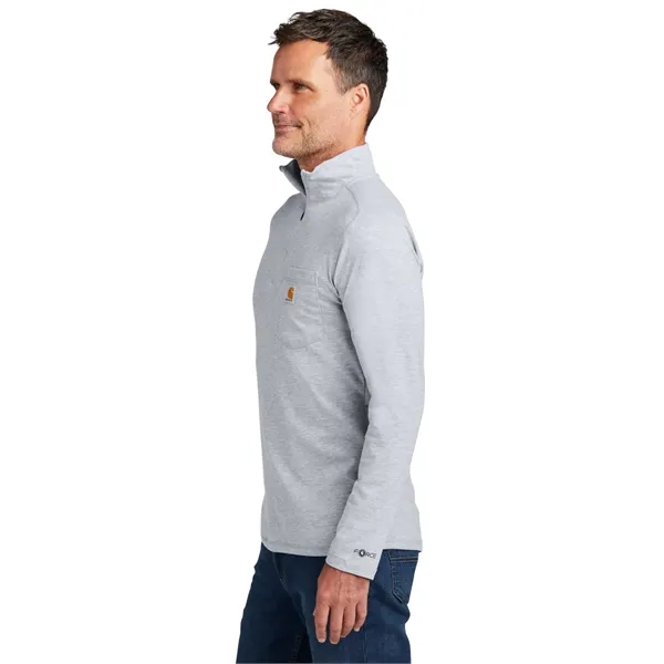 Carhartt Force 1/4-Zip Long Sleeve T-Shirt - Carhartt Force 1/4-Zip Long Sleeve T-Shirt - Image 10 of 19