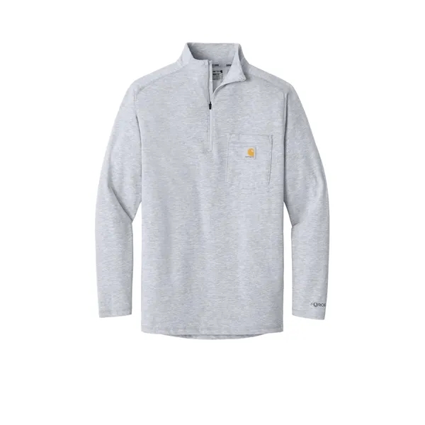 Carhartt Force 1/4-Zip Long Sleeve T-Shirt - Carhartt Force 1/4-Zip Long Sleeve T-Shirt - Image 11 of 19
