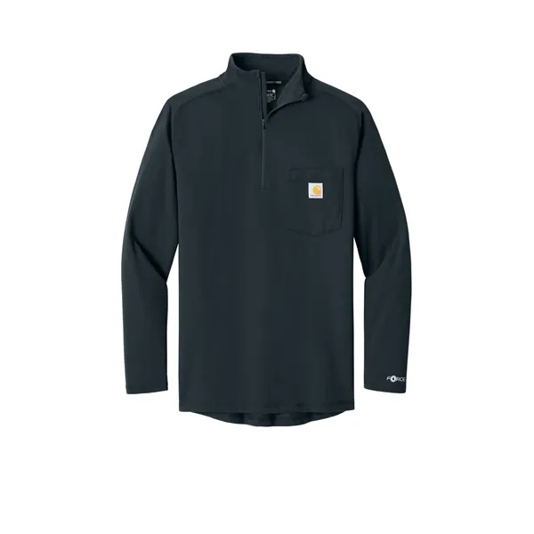 Carhartt Force 1/4-Zip Long Sleeve T-Shirt - Carhartt Force 1/4-Zip Long Sleeve T-Shirt - Image 15 of 19