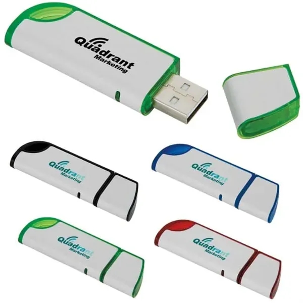 Universal Source® 4 GB Slanted USB 2.0 Flash Drive - Universal Source® 4 GB Slanted USB 2.0 Flash Drive - Image 0 of 4