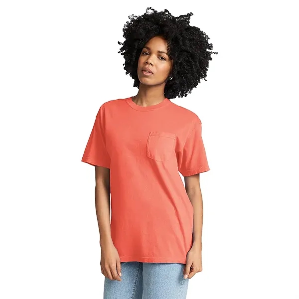 COMFORT COLORS 6.1oz 100% Pocket T - COMFORT COLORS 6.1oz 100% Pocket T - Image 10 of 60
