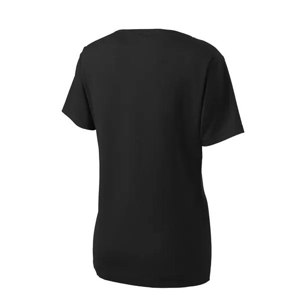 Sport-Tek Women's PosiCharge RacerMesh V-Neck Tee. - Sport-Tek Women's PosiCharge RacerMesh V-Neck Tee. - Image 5 of 45