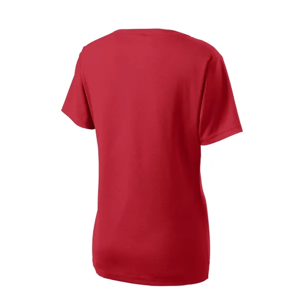 Sport-Tek Women's PosiCharge RacerMesh V-Neck Tee. - Sport-Tek Women's PosiCharge RacerMesh V-Neck Tee. - Image 10 of 45