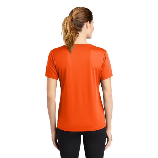 Sport-Tek Women's PosiCharge RacerMesh V-Neck Tee. - Sport-Tek Women's PosiCharge RacerMesh V-Neck Tee. - Image 12 of 45