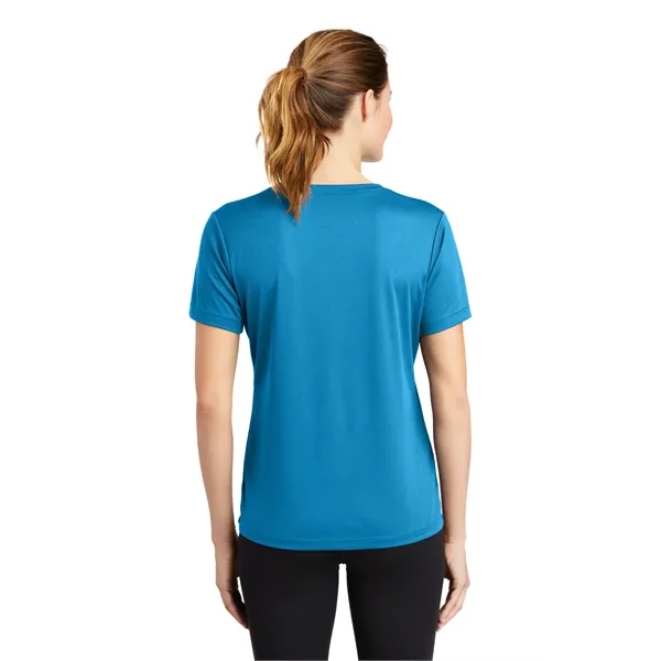 Sport-Tek Women's PosiCharge RacerMesh V-Neck Tee. - Sport-Tek Women's PosiCharge RacerMesh V-Neck Tee. - Image 17 of 45