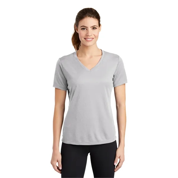 Sport-Tek Women's PosiCharge RacerMesh V-Neck Tee. - Sport-Tek Women's PosiCharge RacerMesh V-Neck Tee. - Image 21 of 45