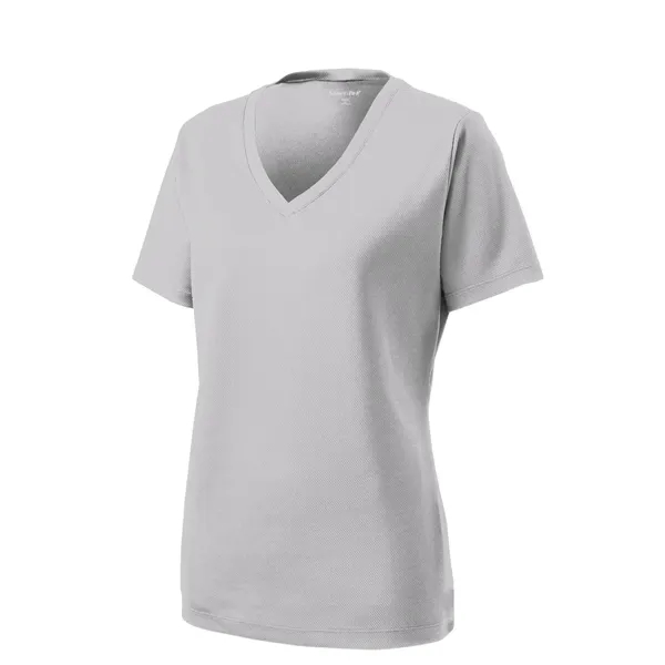 Sport-Tek Women's PosiCharge RacerMesh V-Neck Tee. - Sport-Tek Women's PosiCharge RacerMesh V-Neck Tee. - Image 24 of 45