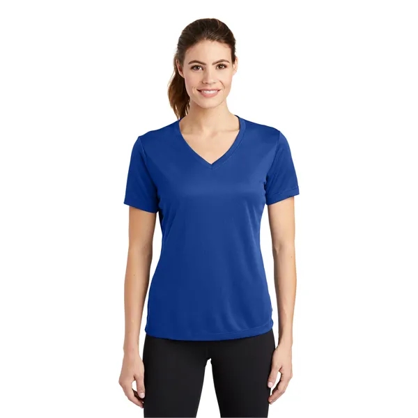 Sport-Tek Women's PosiCharge RacerMesh V-Neck Tee. - Sport-Tek Women's PosiCharge RacerMesh V-Neck Tee. - Image 31 of 45