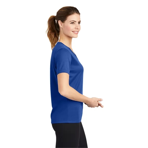 Sport-Tek Women's PosiCharge RacerMesh V-Neck Tee. - Sport-Tek Women's PosiCharge RacerMesh V-Neck Tee. - Image 33 of 45