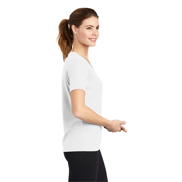 Sport-Tek Women's PosiCharge RacerMesh V-Neck Tee. - Sport-Tek Women's PosiCharge RacerMesh V-Neck Tee. - Image 38 of 45