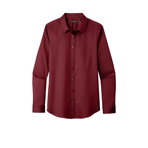 Port Authority Women's Long Sleeve SuperPro React Twill S... - Port Authority Women's Long Sleeve SuperPro React Twill S... - Image 3 of 70