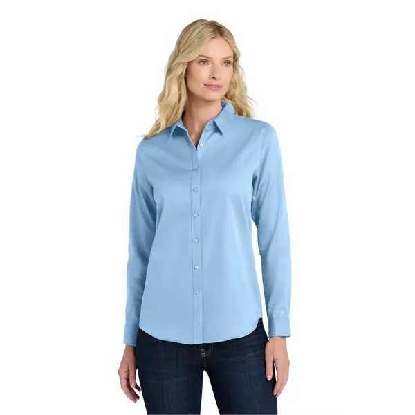 Port Authority Women's Long Sleeve SuperPro React Twill S... - Port Authority Women's Long Sleeve SuperPro React Twill S... - Image 4 of 70