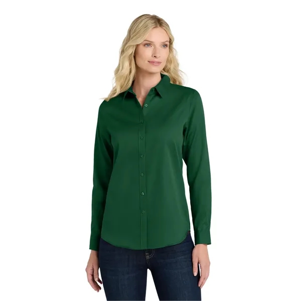 Port Authority Women's Long Sleeve SuperPro React Twill S... - Port Authority Women's Long Sleeve SuperPro React Twill S... - Image 9 of 70