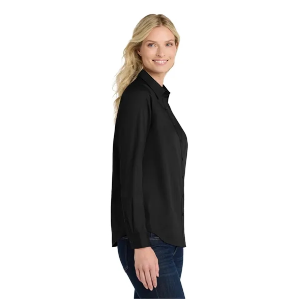 Port Authority Women's Long Sleeve SuperPro React Twill S... - Port Authority Women's Long Sleeve SuperPro React Twill S... - Image 16 of 70