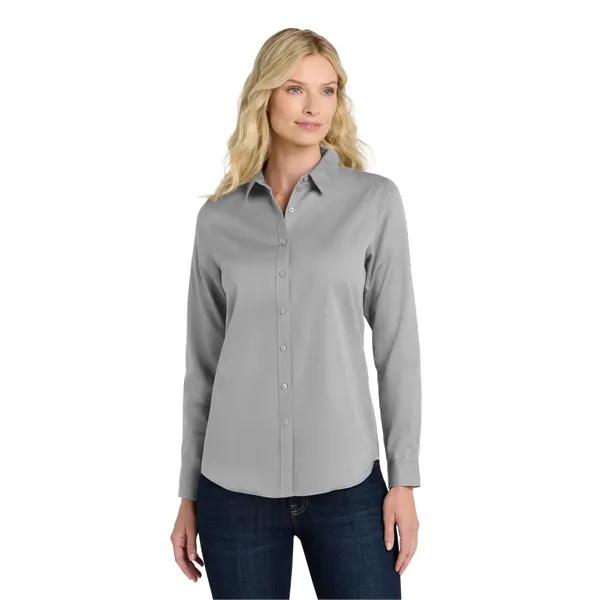 Port Authority Women's Long Sleeve SuperPro React Twill S... - Port Authority Women's Long Sleeve SuperPro React Twill S... - Image 19 of 70