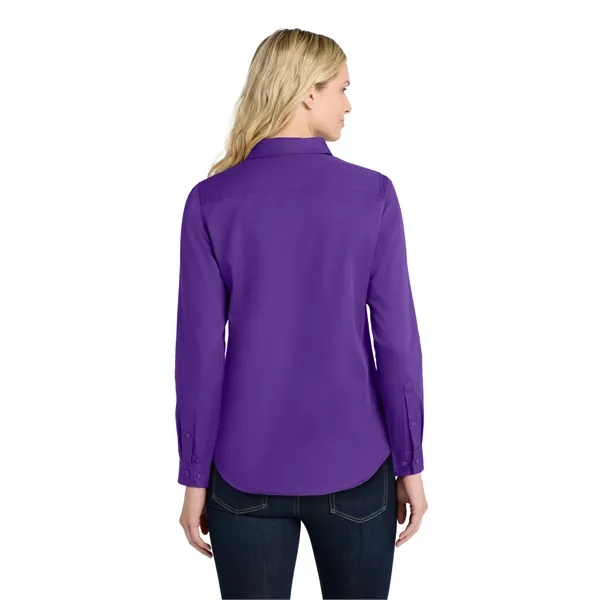 Port Authority Women's Long Sleeve SuperPro React Twill S... - Port Authority Women's Long Sleeve SuperPro React Twill S... - Image 25 of 70