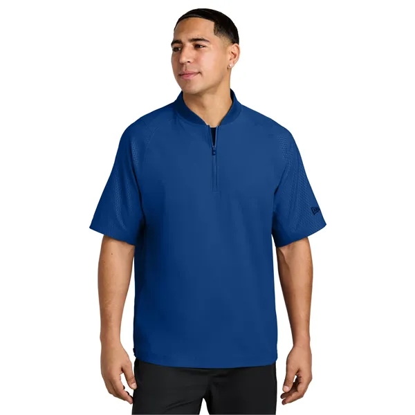 New Era Cage Short Sleeve 1/4-Zip Jacket. - New Era Cage Short Sleeve 1/4-Zip Jacket. - Image 14 of 25