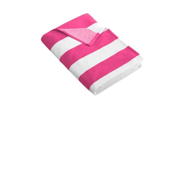 Port Authority Cabana Stripe Beach Towel. - Port Authority Cabana Stripe Beach Towel. - Image 6 of 7