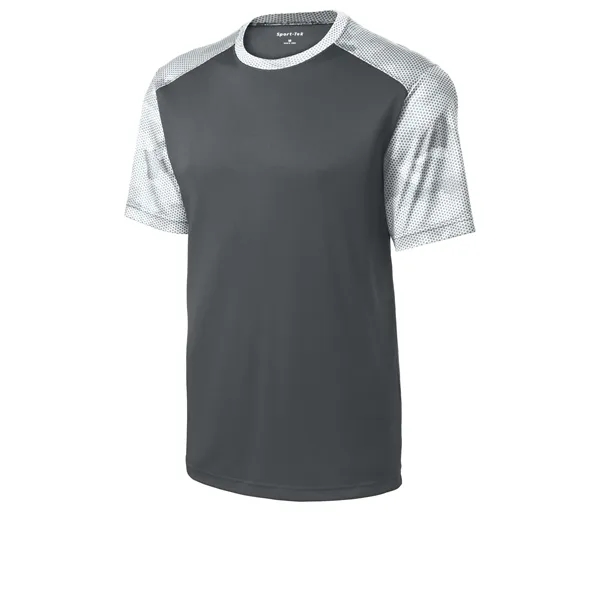 Sport-Tek CamoHex Colorblock Tee. - Sport-Tek CamoHex Colorblock Tee. - Image 28 of 30