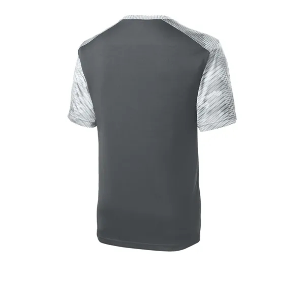 Sport-Tek CamoHex Colorblock Tee. - Sport-Tek CamoHex Colorblock Tee. - Image 30 of 30