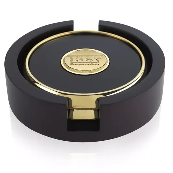 JAFFA® Two Round Coasters with Wood Tray - JAFFA® Two Round Coasters with Wood Tray - Image 0 of 0