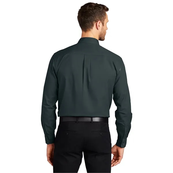 Port Authority Tall Long Sleeve Twill Shirt. - Port Authority Tall Long Sleeve Twill Shirt. - Image 1 of 15