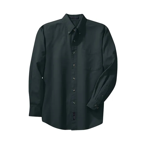 Port Authority Tall Long Sleeve Twill Shirt. - Port Authority Tall Long Sleeve Twill Shirt. - Image 3 of 15