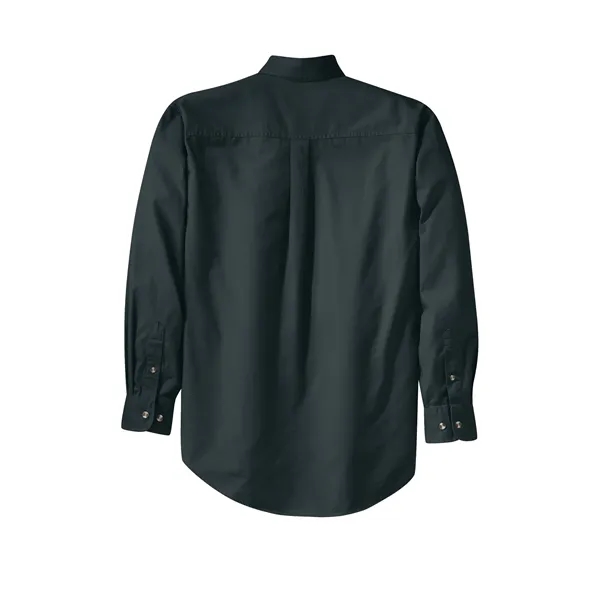 Port Authority Tall Long Sleeve Twill Shirt. - Port Authority Tall Long Sleeve Twill Shirt. - Image 4 of 15