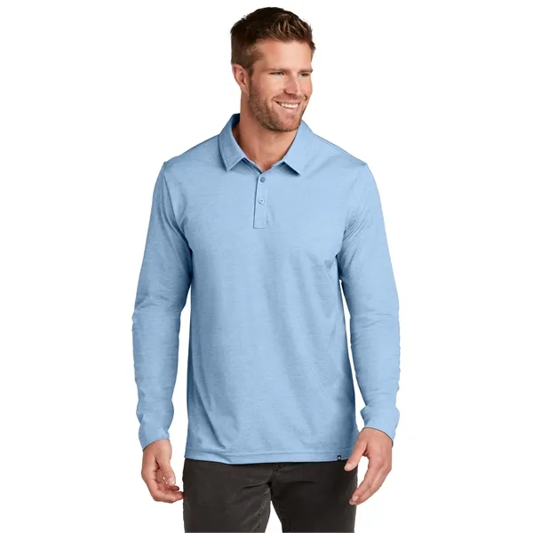 TravisMathew Oceanside Heather Long Sleeve Polo - TravisMathew Oceanside Heather Long Sleeve Polo - Image 0 of 19